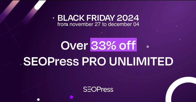 seopress balck friday deal