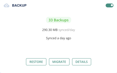 backup with blogvault