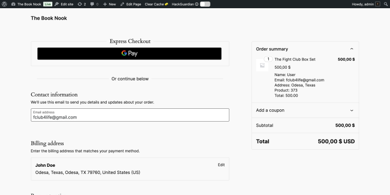 purchase process