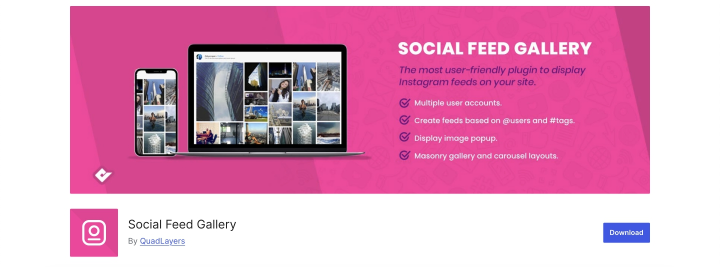 social feed gallery on wordpress.org