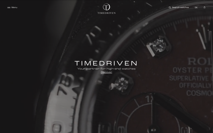 Timedriven homepage