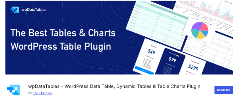 wpdatatables filter table plugin