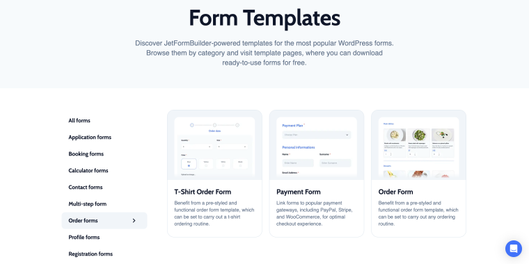 form template