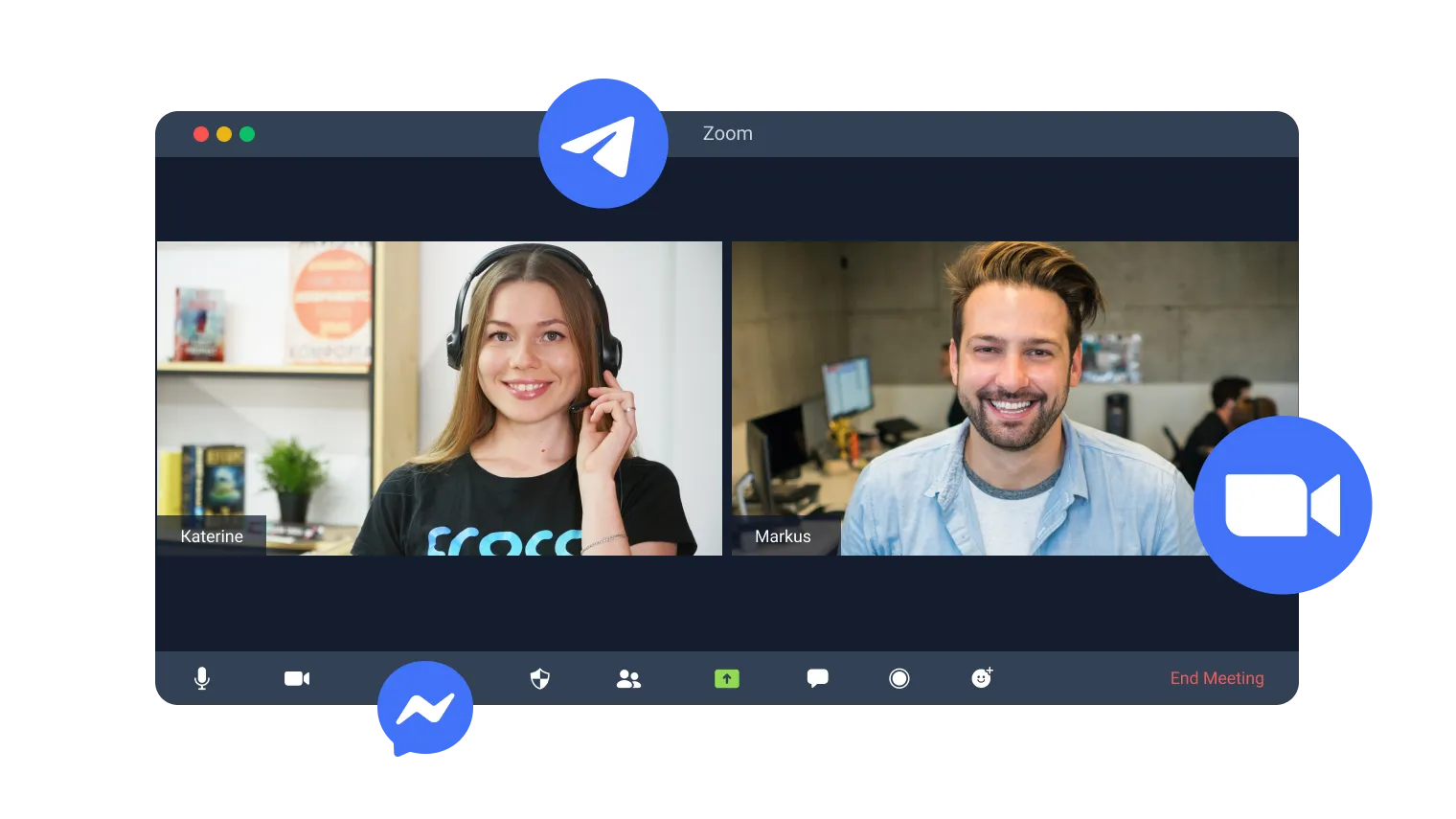 crocoblock support via zoom calls