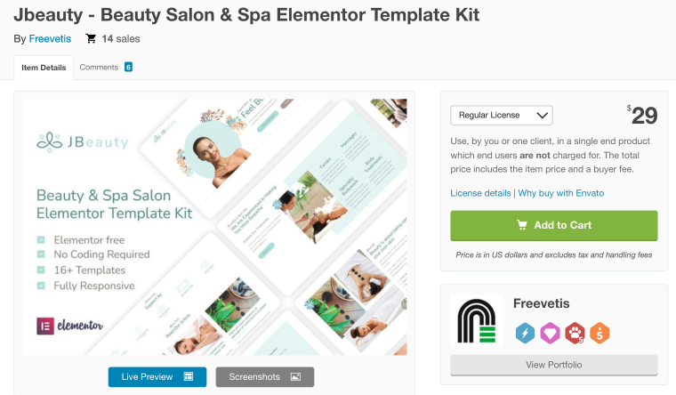 jbeauty beauty salon template