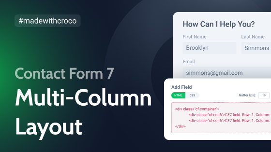 Contact Form 7 Responsive Multi-Column Layouts Made Easy 