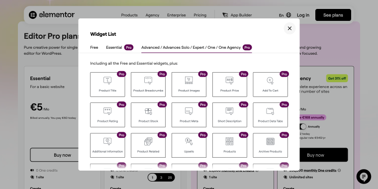 WooCommerce widgets