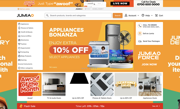 jumia website