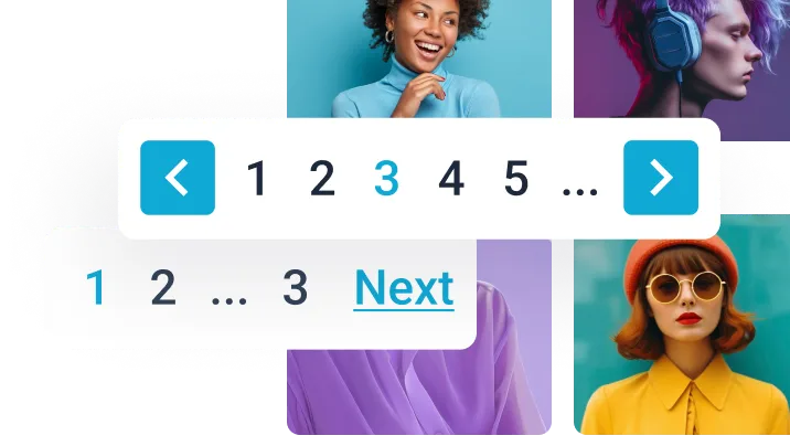 pagination for filtered results page