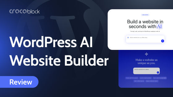WordPress AI Website Builder Review (2026)