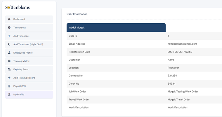 timesheets tool overview