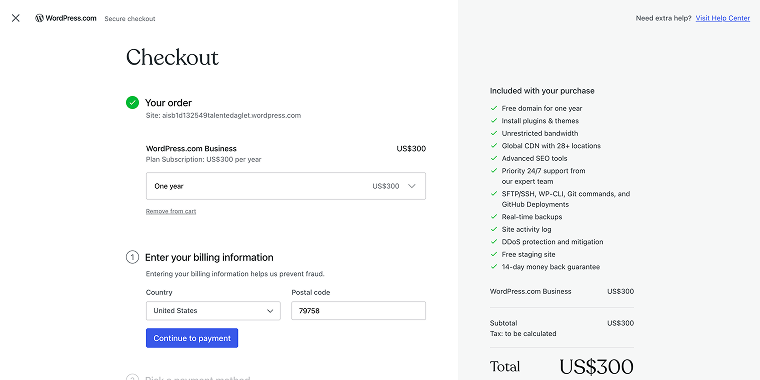 woocommerce onboarding checkout