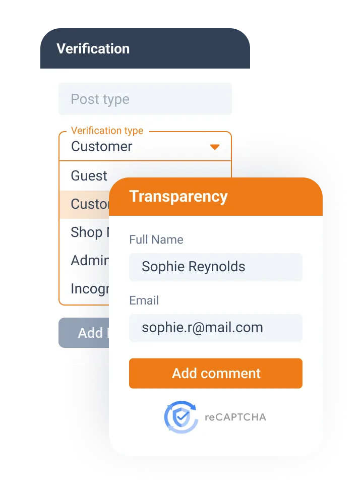 wp comment recaptcha functionality