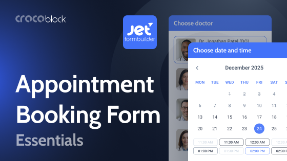 JetFormBuilder Appointment Forms and Steps to Create Them