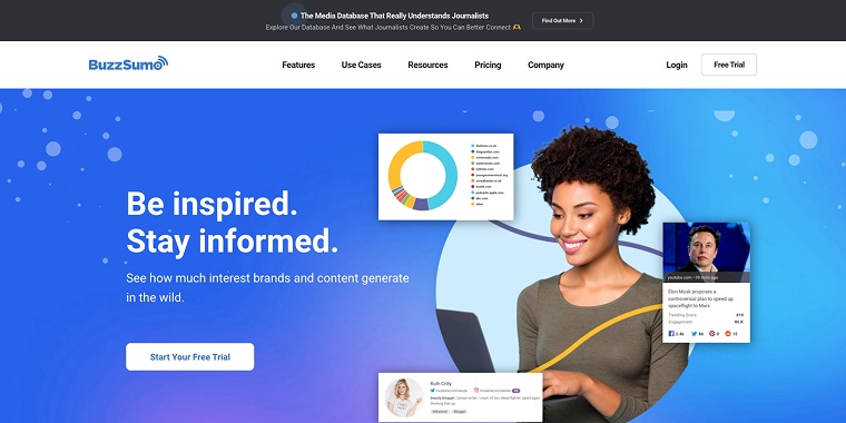 buzzsumo homepage