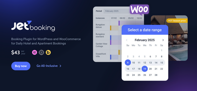 JetBooking plugin