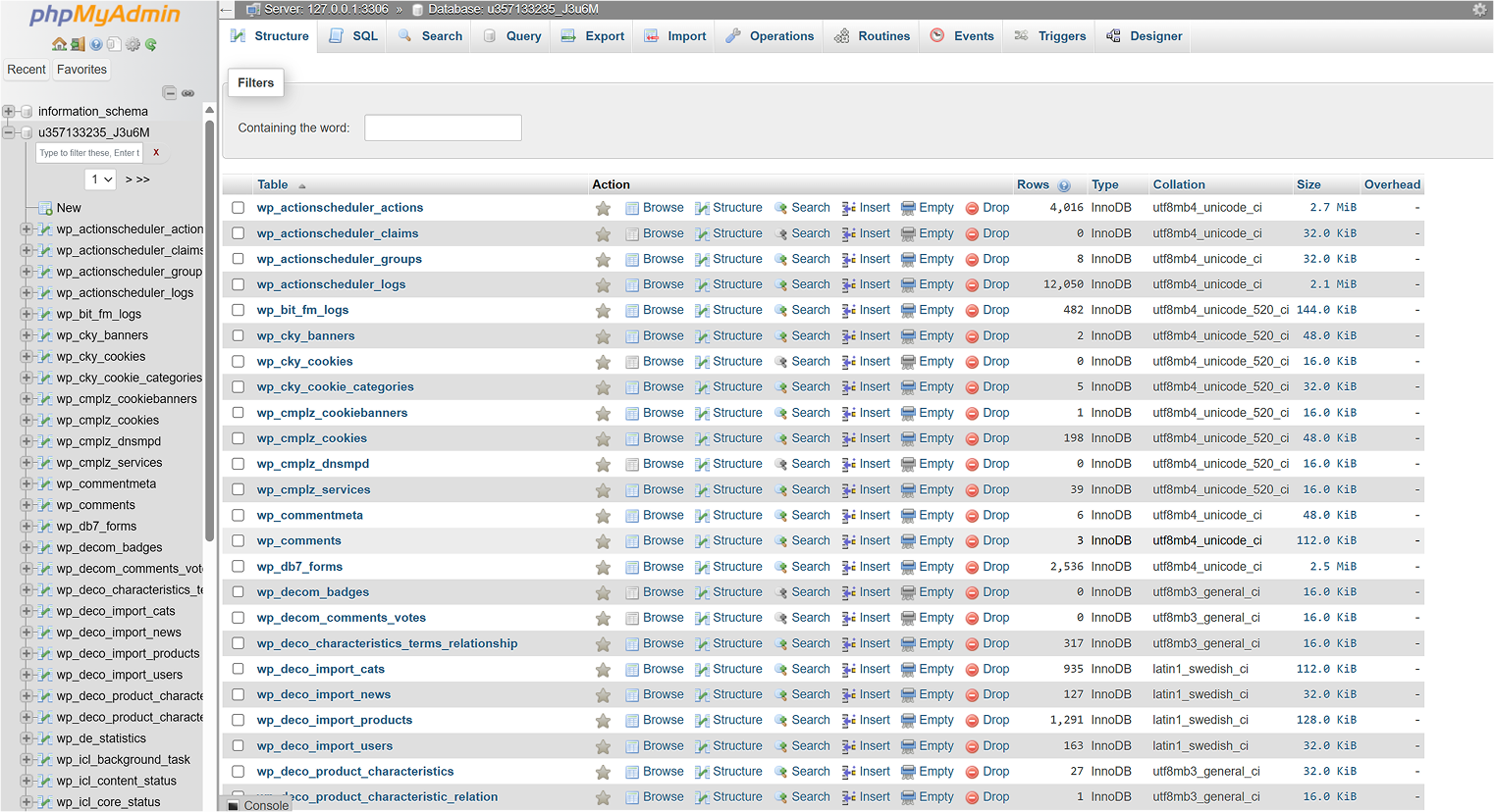 phpMyAdmin