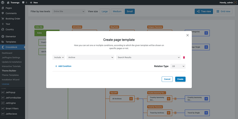 search results page conditions