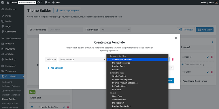 woocommerce templates