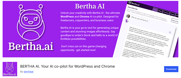 bertha ai plugin