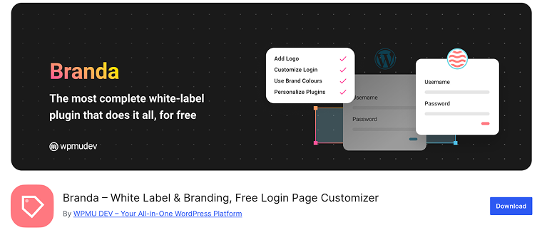 branda login customization plugin