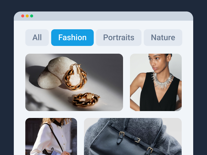 custom-designed content sections for woo