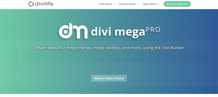 divi mega menu pro
