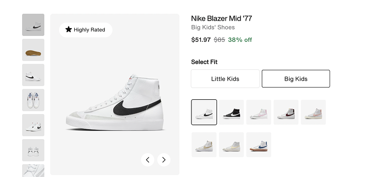 clear title, description, pricing for product page