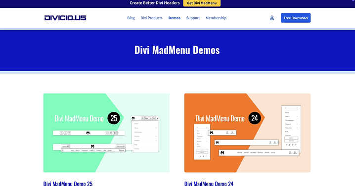 divi madmenu plugin