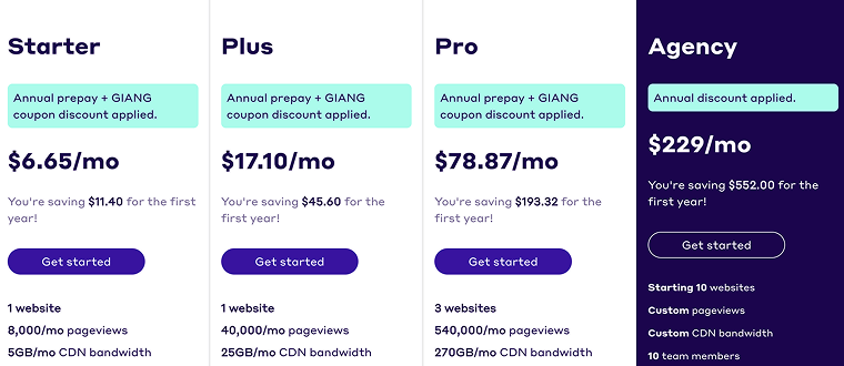 nitropack pricing plans
