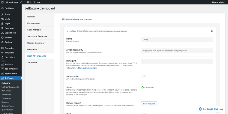 rest api details