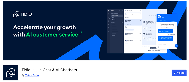 tidio ai plugin