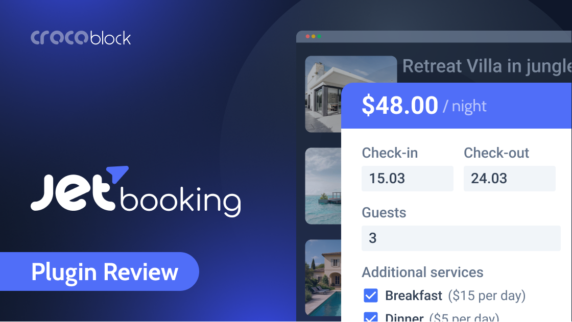 JetBooking Review: Top-Choice WordPress Booking Plugin