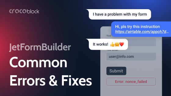 Common JetFormBuilder Errors: Complete Solutions 2026