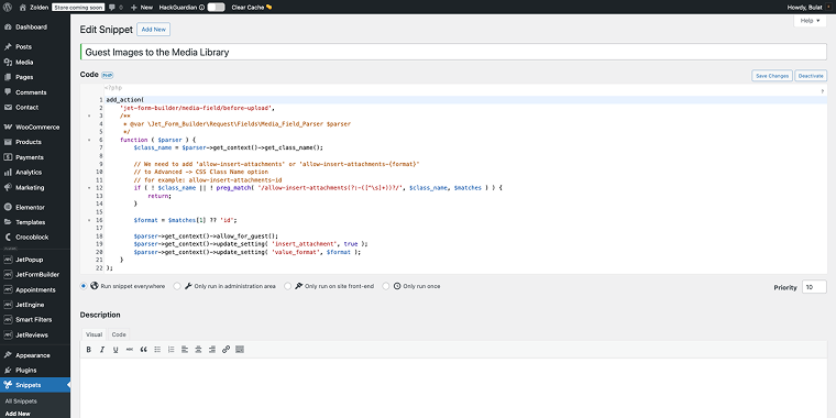 code snippet