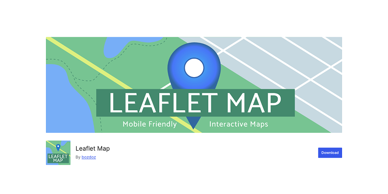 leaflet map plugin on wordpress.org