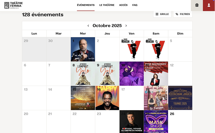 Theatre Femina events
