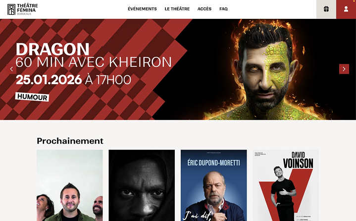 Theatre Femina website