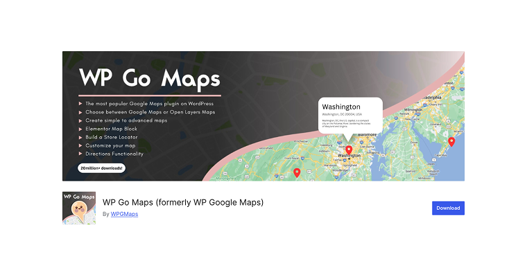 wp go maps plugin on wordpress.org