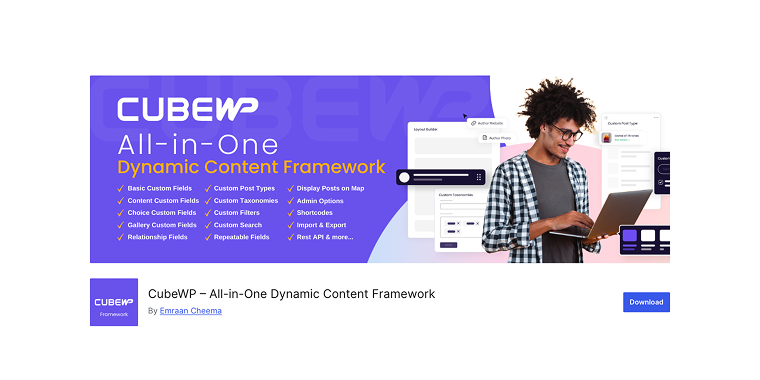 CubeWP Framework plugin on wordpress.org