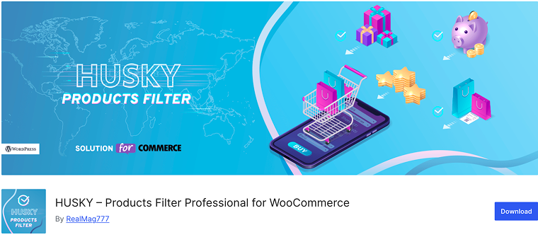 husky divi filter plugin