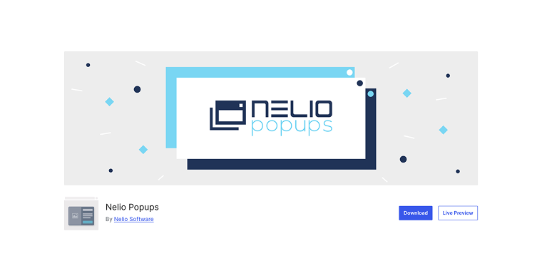 Nelio PopUps WordPress plugin homepage