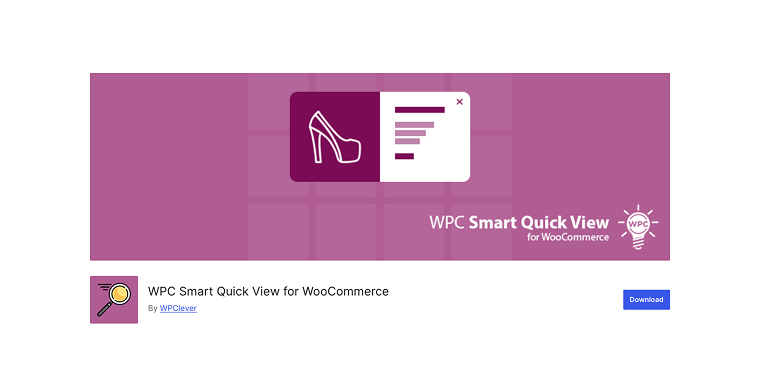 WPC Smart Quick View for WooCommerce homepage