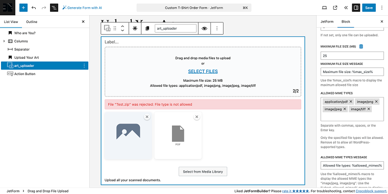 use case 3 art uploader