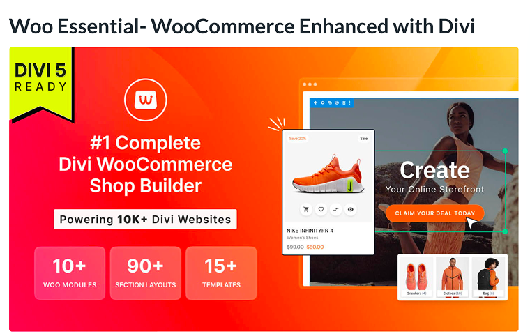 woocommerce enhanced with divi plugin