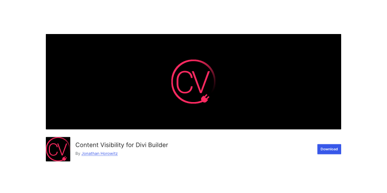 Content Visibility for Divi Builder on WordPress-org
