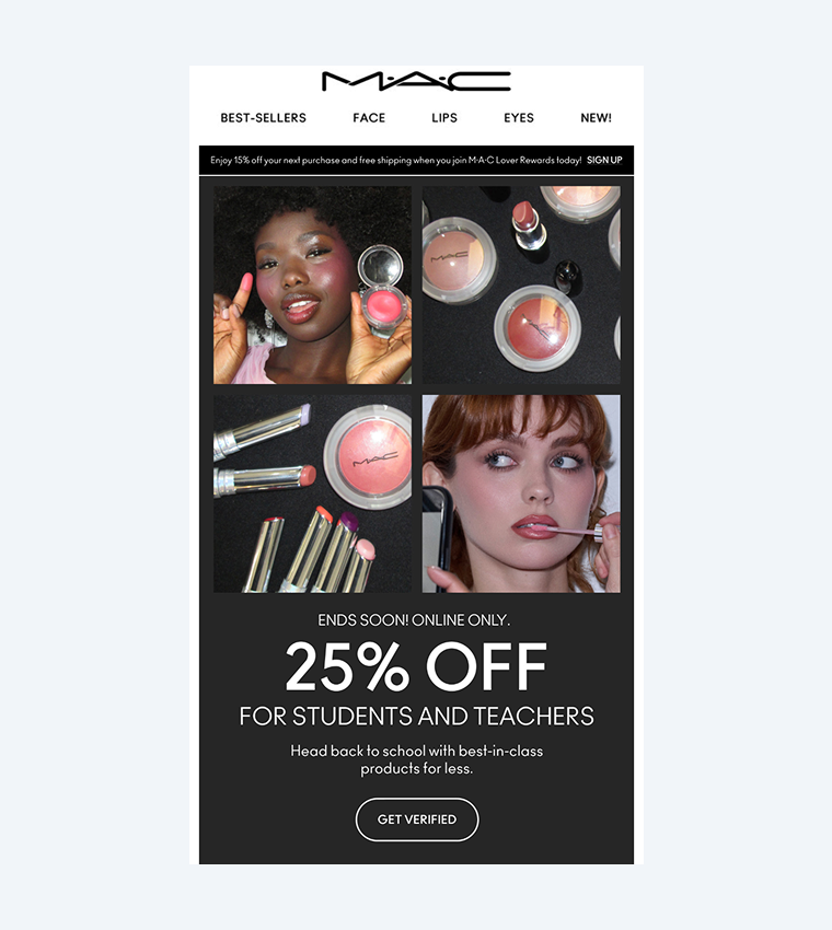 seasonal email example