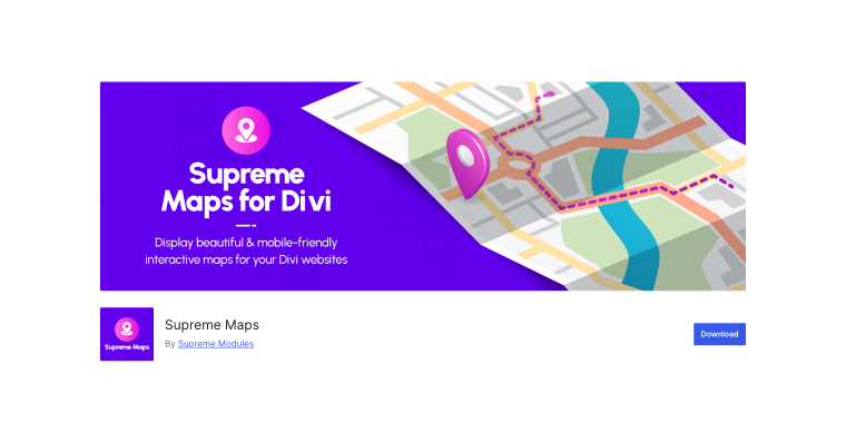 Supreme Maps plugin on WordPress-org