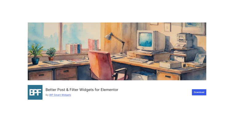 Better Post & Filter Widgets for Elementor plugin homepage