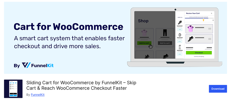 sliding cart for woo upsell plugin